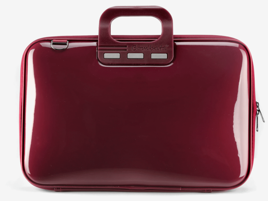 Bombata Torba  Vernice 15,6/16 Borgogna Red